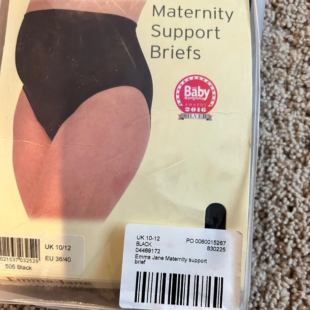 Maternity Support Brief in Black